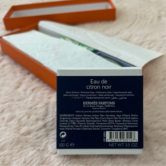 Hermès Perfume Box Soap Gift Set 3 soaps 2 different scents - Picture 6 of 7
